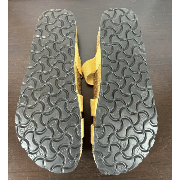 Birkenstock Birki's (Women's US 5) Euro 36 Yellow Triple Stretchy Straps - Picture 5 of 5
